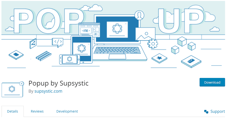 Popup By Supsytic