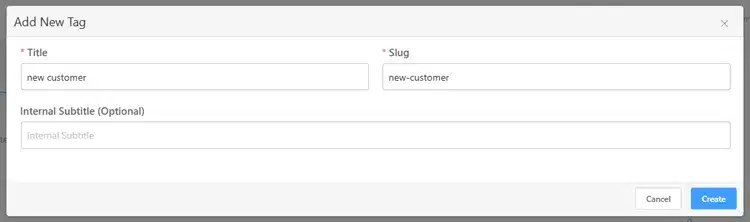 Configure the Tag