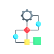 Conditional Logic Steps Icon - Multi-Step Checkout