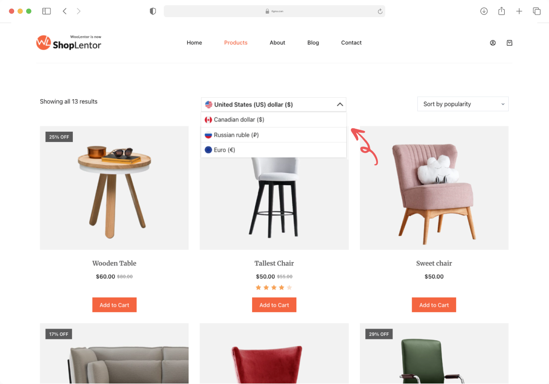 WooCommerce Multi Currency