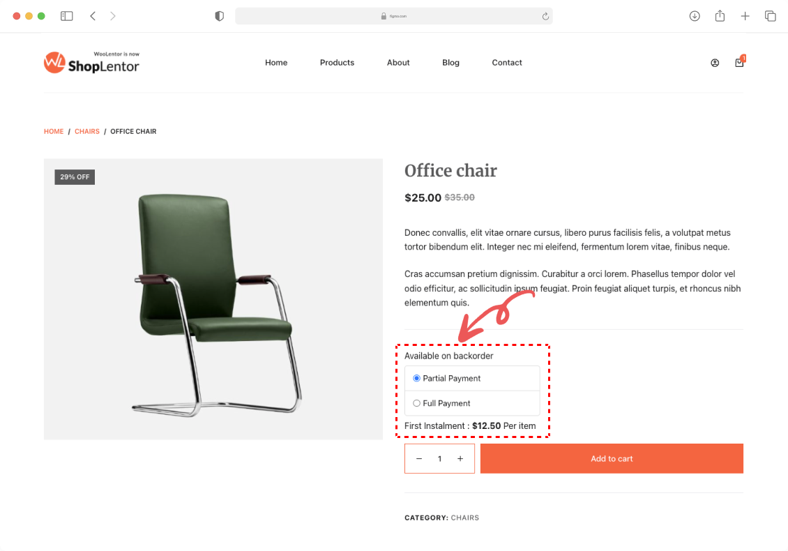 Partial Payment in WooCommerce