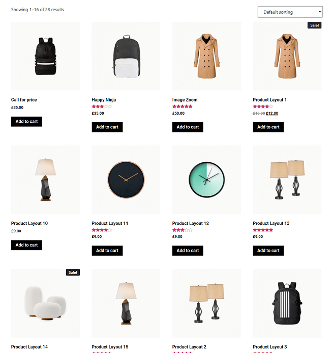 Shop Page