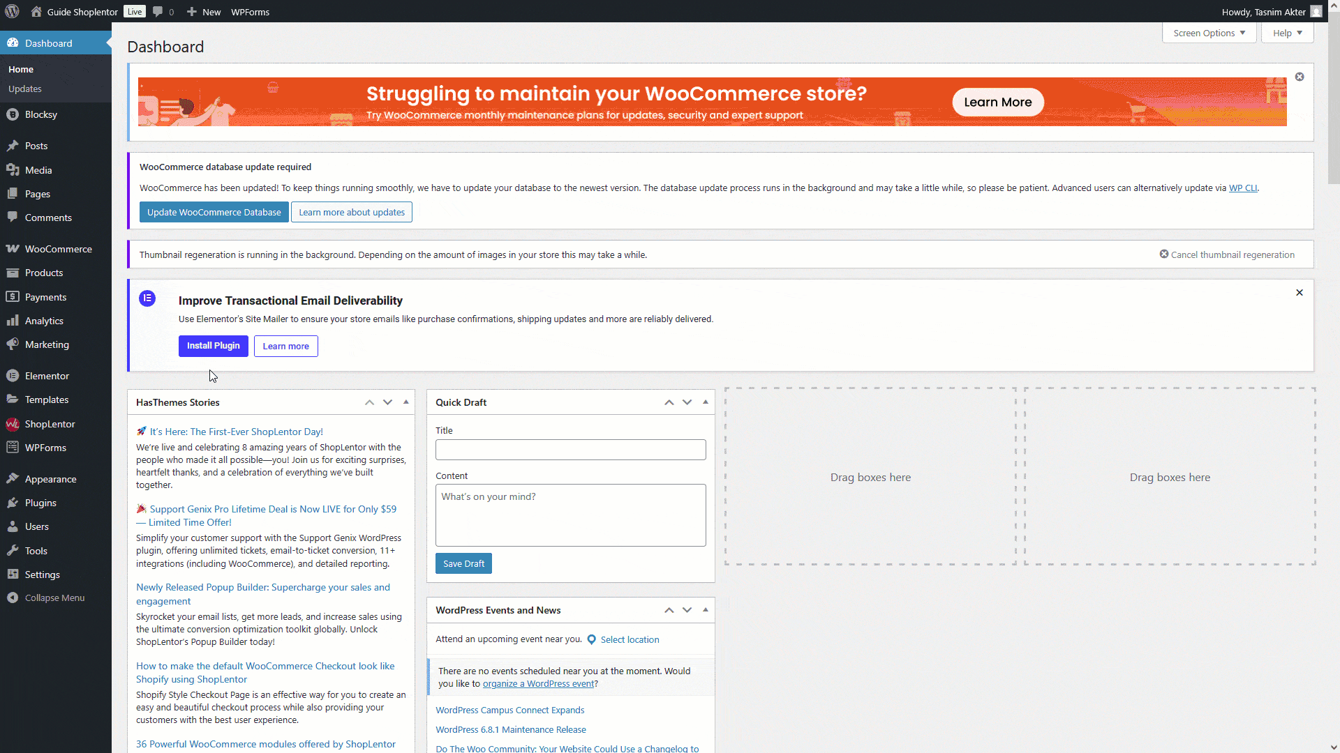 Activate Email Customizer Module