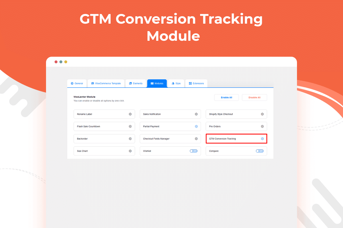 GTM Conversion Tracking Module
