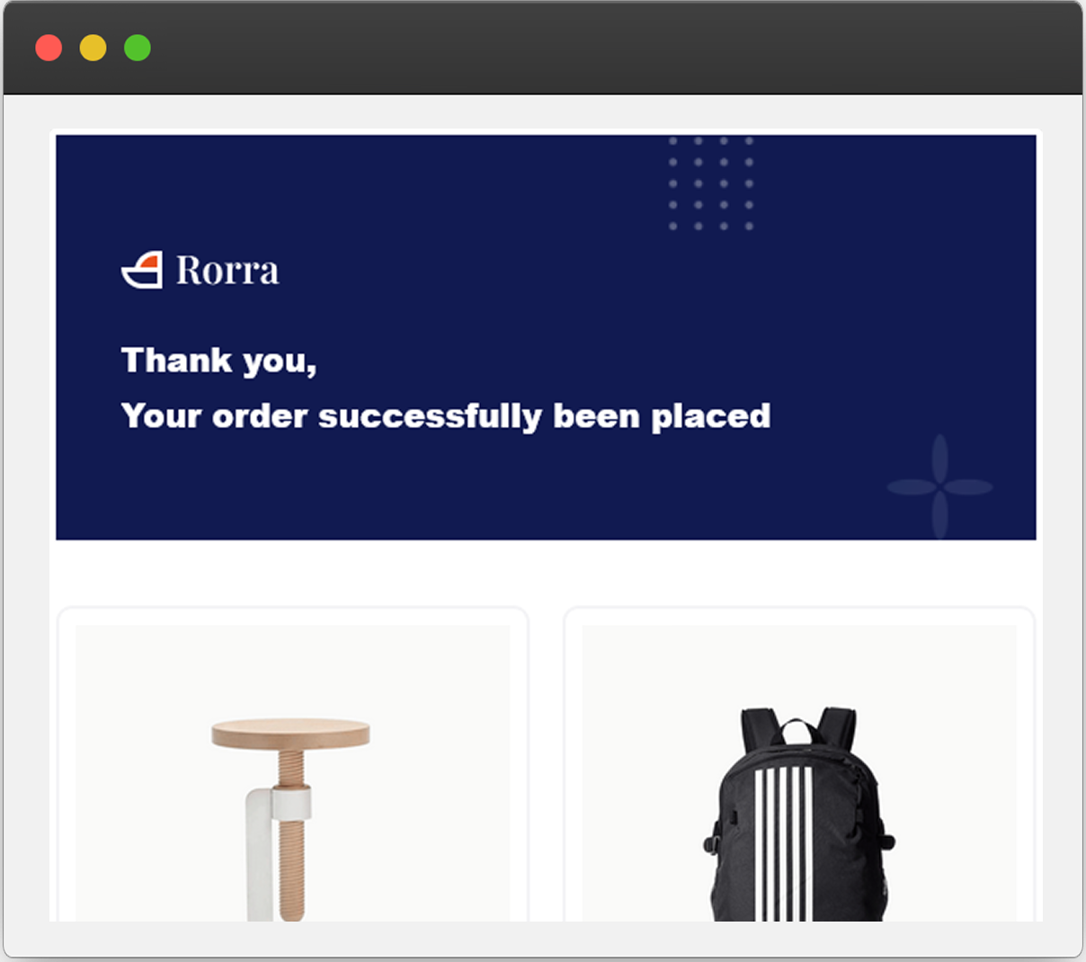 Email New Order Layout 2 - Email Customizer