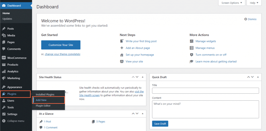 woolentor plugins add new