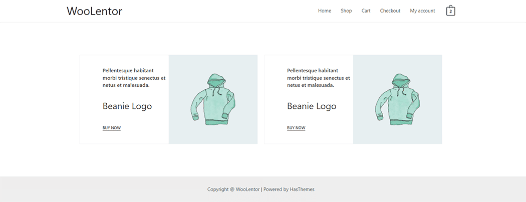 WooLentor Add Banner Widget