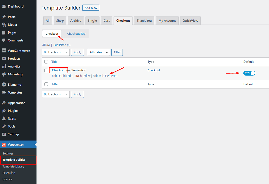 WooLentor Checkout Page Template