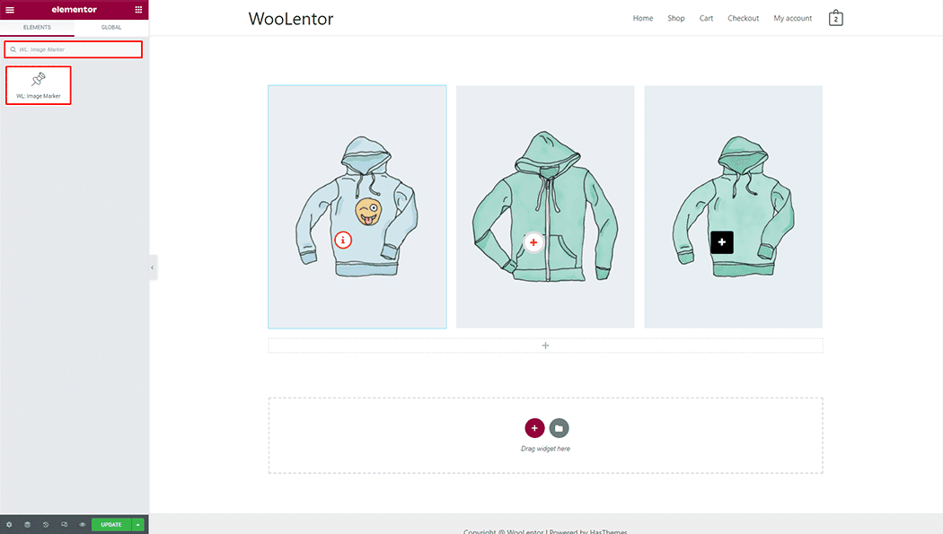 WooLentor Image Marker Widget