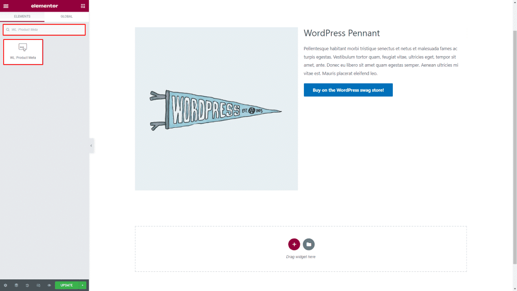 WooLentor Product Meta Widget Addon