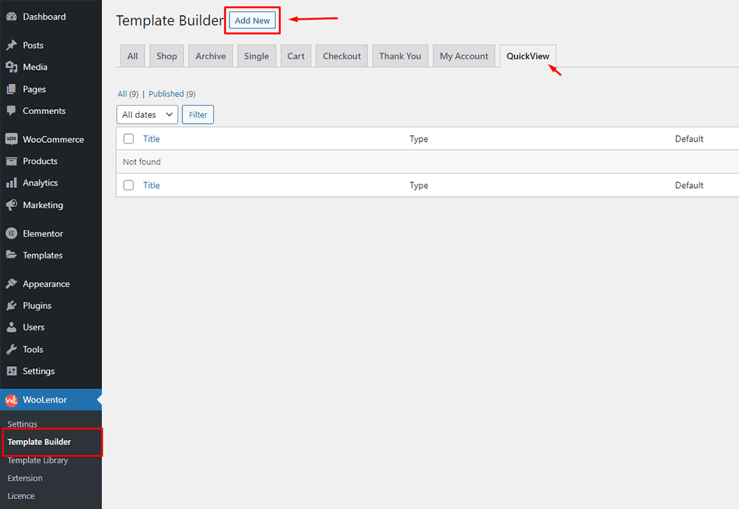 WooLentor Product Quick View Template