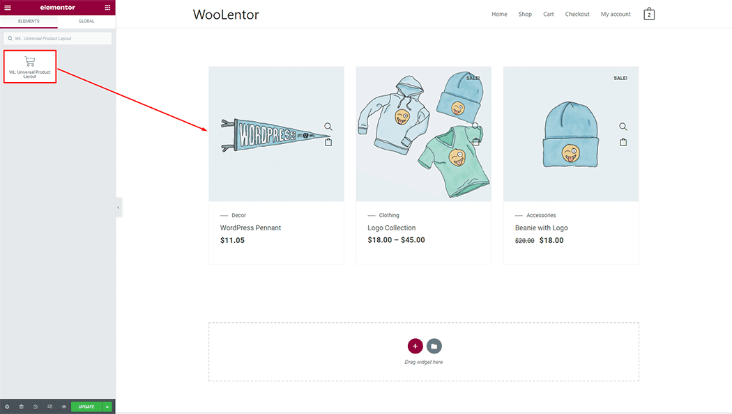 WooLentor Universal Product Widget
