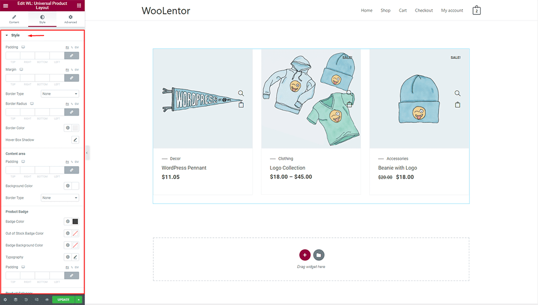 WooLentor Universal Product Widget