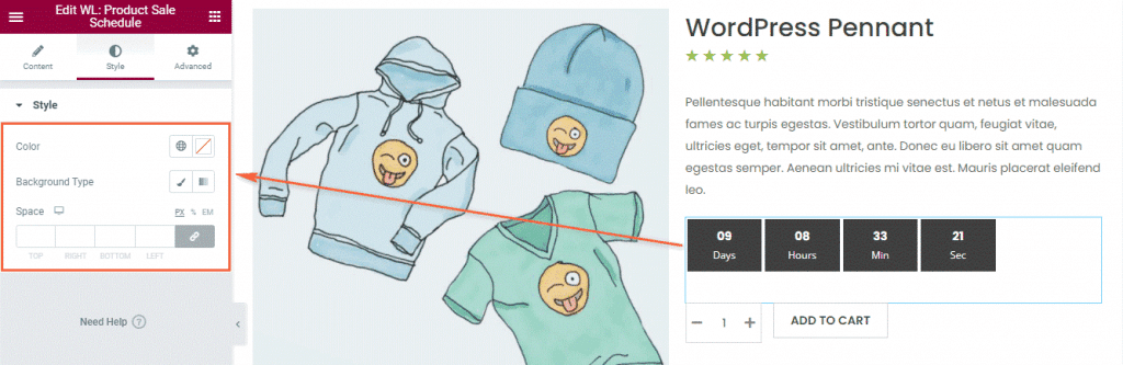 Woolentor Product Sale Schedule